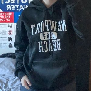 Letter graphic thermal lined hoodie from romwe